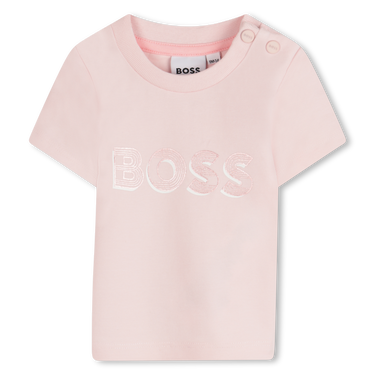 BOSS Playera para bebe niÑa rosa